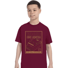 Load image into Gallery viewer, Secret_Shirts T-Shirts, Youth / XS / Maroon Disk System