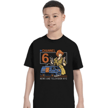 Load image into Gallery viewer, Daily_Deal_Shirts T-Shirts, Youth / XS / Black Channel 6 News