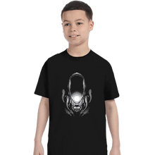 Load image into Gallery viewer, Shirts T-Shirts, Youth / XS / Black Alien Head