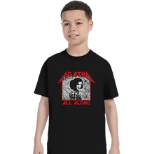 Load image into Gallery viewer, Shirts T-Shirts, Youth / XS / Black Agatha Metal