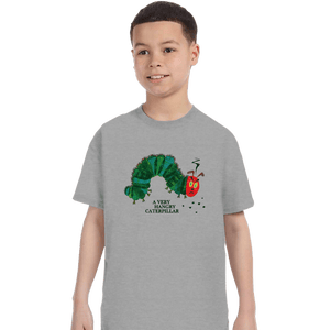 Daily_Deal_Shirts T-Shirts, Youth / XS / Sports Grey Hangry Caterpillar