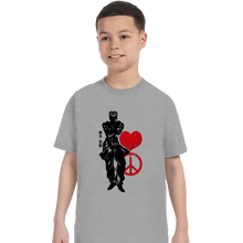 Load image into Gallery viewer, Shirts T-Shirts, Youth / XS / Sports Grey Crimson Josuke