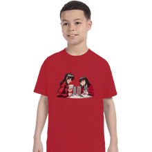 Load image into Gallery viewer, Shirts T-Shirts, Youth / Small / Red All In