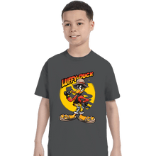 Load image into Gallery viewer, Daily_Deal_Shirts T-Shirts, Youth / XS / Charcoal Luffy Duck