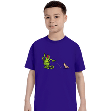 Load image into Gallery viewer, Secret_Shirts T-Shirts, Youth / XS / Violet Empty Frog