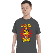 Load image into Gallery viewer, Daily_Deal_Shirts T-Shirts, Youth / XS / Charcoal Kung Fu Master