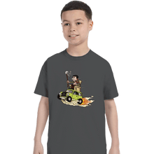 Load image into Gallery viewer, Daily_Deal_Shirts T-Shirts, Youth / XS / Charcoal Bean Fink