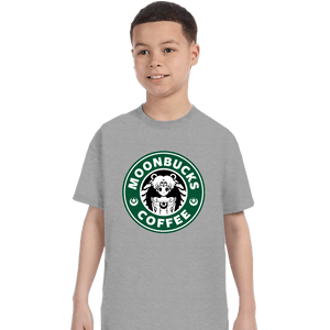 Shirts T-Shirts, Youth / XS / Sports Grey Moonbucks