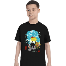 Load image into Gallery viewer, Daily_Deal_Shirts T-Shirts, Youth / XS / Black Crimson Aviator