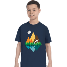 Load image into Gallery viewer, Secret_Shirts T-Shirts, Youth / XS / Navy The Forest View
