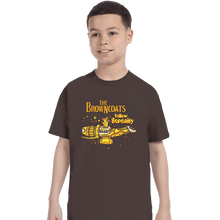 Load image into Gallery viewer, Daily_Deal_Shirts T-Shirts, Youth / XS / Dark Chocolate Yellow Serenity