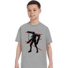 Load image into Gallery viewer, Shirts T-Shirts, Youth / XS / Sports Grey Crimson Chainsaw