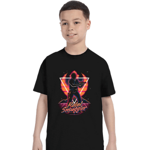 Shirts T-Shirts, Youth / XS / Black Retro Rebel Smuggler