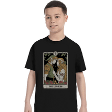 Load image into Gallery viewer, Daily_Deal_Shirts T-Shirts, Youth / XS / Black The Lovers Vintage Tarot