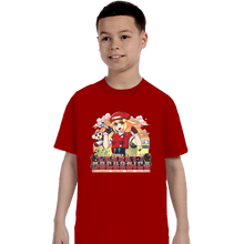 Load image into Gallery viewer, Shirts T-Shirts, Youth / XS / Red Casket Mechanics