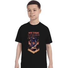 Load image into Gallery viewer, Shirts T-Shirts, Youth / XL / Black Not Today Sabrina