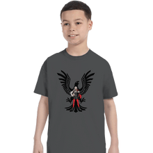 Load image into Gallery viewer, Shirts T-Shirts, Youth / XL / Charcoal Black Eagles House Leader