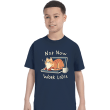 Load image into Gallery viewer, Secret_Shirts T-Shirts, Youth / XS / Navy Priorities