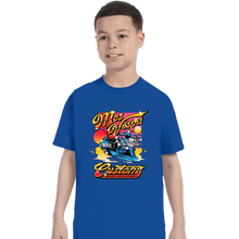 Load image into Gallery viewer, Secret_Shirts T-Shirts, Youth / XS / Royal Blue Mos Vespa Customs