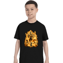 Load image into Gallery viewer, Daily_Deal_Shirts T-Shirts, Youth / XS / Black Golden Ultrainstinct