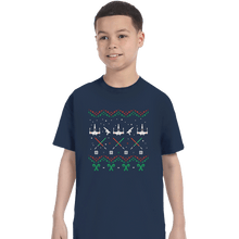 Load image into Gallery viewer, Secret_Shirts T-Shirts, Youth / XS / Navy A Rogue Christmas