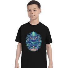Load image into Gallery viewer, Shirts T-Shirts, Youth / XS / Black Neon Creature