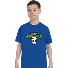 Load image into Gallery viewer, Daily_Deal_Shirts T-Shirts, Youth / XS / Royal Blue I Like Turtles