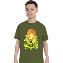Load image into Gallery viewer, Daily_Deal_Shirts T-Shirts, Youth / XS / Military Green Legendary Memories