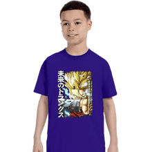 Load image into Gallery viewer, Daily_Deal_Shirts T-Shirts, Youth / XS / Violet Mirai Trunks