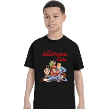 Load image into Gallery viewer, Secret_Shirts T-Shirts, Youth / XS / Black Ghost Fighters Club