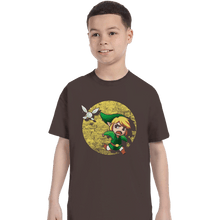 Load image into Gallery viewer, Shirts T-Shirts, Youth / XS / Dark Chocolate The Adventures Of Link