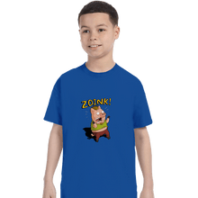 Load image into Gallery viewer, Daily_Deal_Shirts T-Shirts, Youth / XS / Royal Blue Stoner Pig