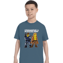 Load image into Gallery viewer, Secret_Shirts T-Shirts, Youth / XS / Indigo Blue Twin Snakes