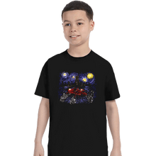 Load image into Gallery viewer, Daily_Deal_Shirts T-Shirts, Youth / XS / Black Starry Neo-Tokyo