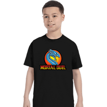 Load image into Gallery viewer, Daily_Deal_Shirts T-Shirts, Youth / XS / Black Mortal Duel