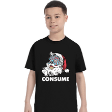 Load image into Gallery viewer, Secret_Shirts T-Shirts, Youth / XS / Black Be Merry And Consume