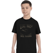 Load image into Gallery viewer, Shirts T-Shirts, Youth / XS / Black Live Fast Die Young