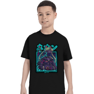 Shirts T-Shirts, Youth / XS / Black Neon Moon