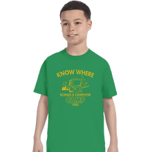 Load image into Gallery viewer, Shirts T-Shirts, Youth / XL / Irish Green Know Where Camp