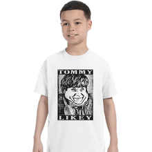 Load image into Gallery viewer, Shirts T-Shirts, Youth / XL / White Tommy Likey