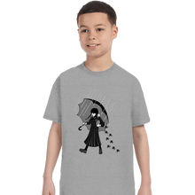 Load image into Gallery viewer, Daily_Deal_Shirts T-Shirts, Youth / XS / Sports Grey Spooky Girl