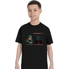 Load image into Gallery viewer, Daily_Deal_Shirts T-Shirts, Youth / XS / Black King Arthur Continue Screen