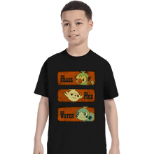Load image into Gallery viewer, Shirts T-Shirts, Youth / XL / Black The Grass, The Fire, And The Water