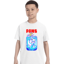 Load image into Gallery viewer, Shirts T-Shirts, Youth / XS / White Paws