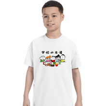 Load image into Gallery viewer, Shirts T-Shirts, Youth / XS / White School Friends