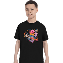 Load image into Gallery viewer, Daily_Deal_Shirts T-Shirts, Youth / XS / Black Pink Blob Game