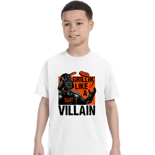 Load image into Gallery viewer, Secret_Shirts T-Shirts, Youth / XS / White Grillin Villain