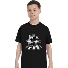 Load image into Gallery viewer, Secret_Shirts T-Shirts, Youth / XS / Black The Real Beetles
