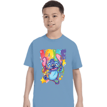 Load image into Gallery viewer, Shirts T-Shirts, Youth / XS / Powder Blue Alien Says Love