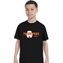 Load image into Gallery viewer, Shirts T-Shirts, Youth / XS / Black Troopers
